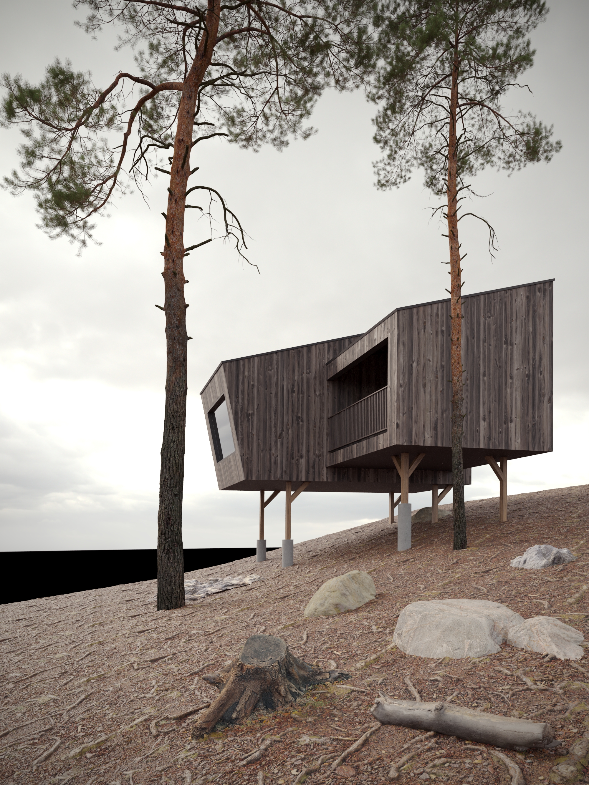 Exterior visualization process image 4