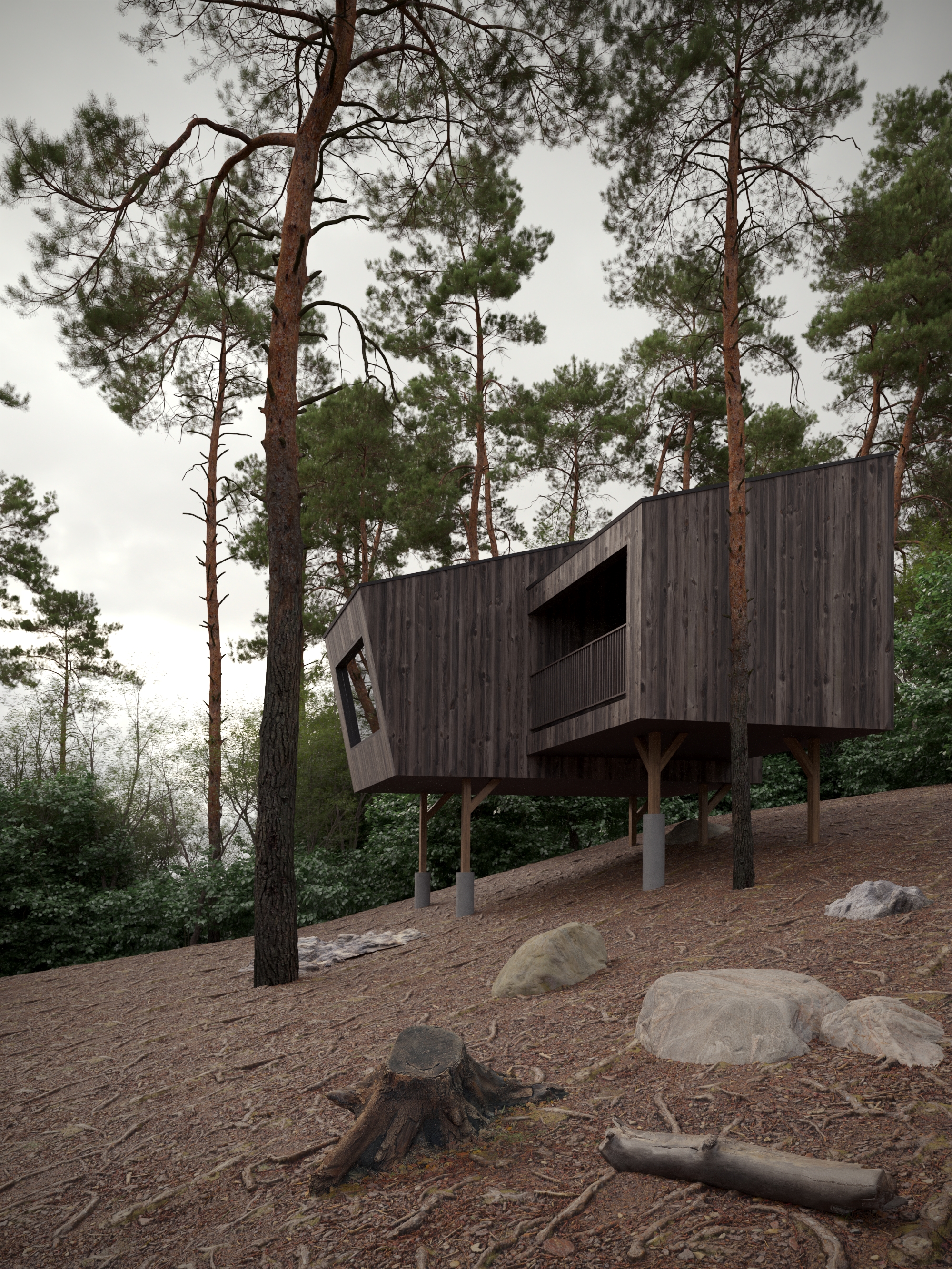 Exterior visualization process image 5