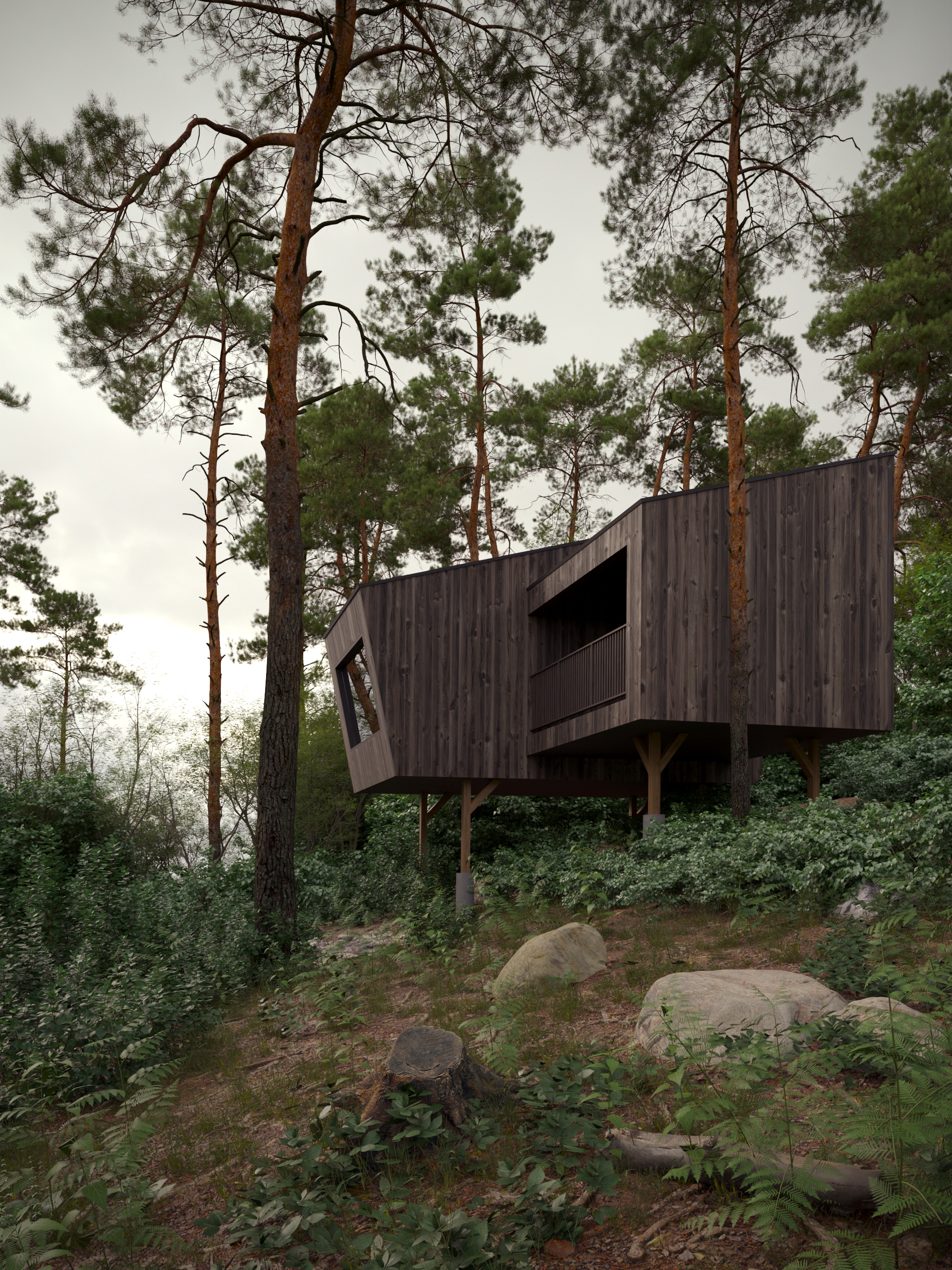 Exterior visualization process image 7