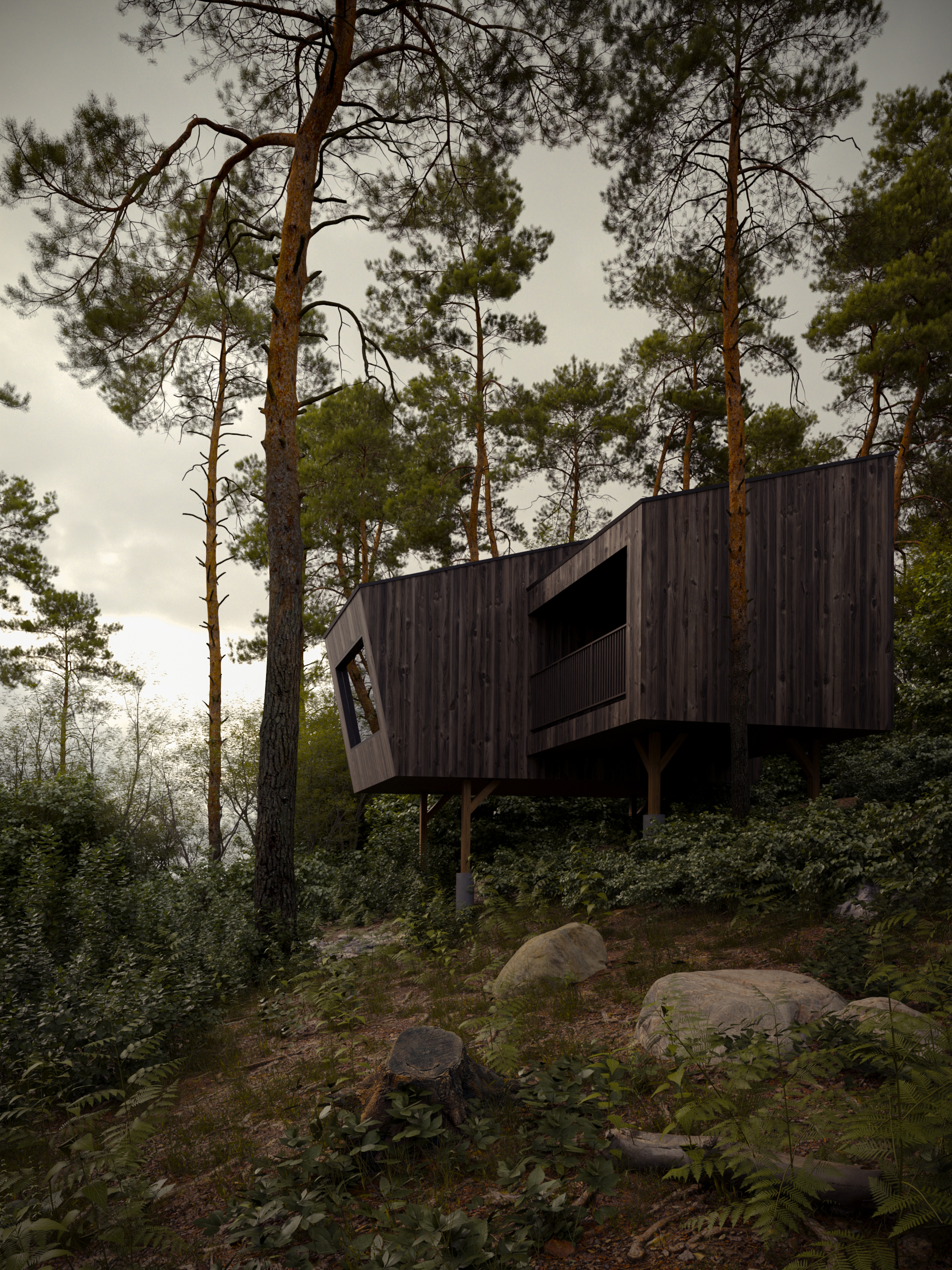 Exterior visualization process image 8